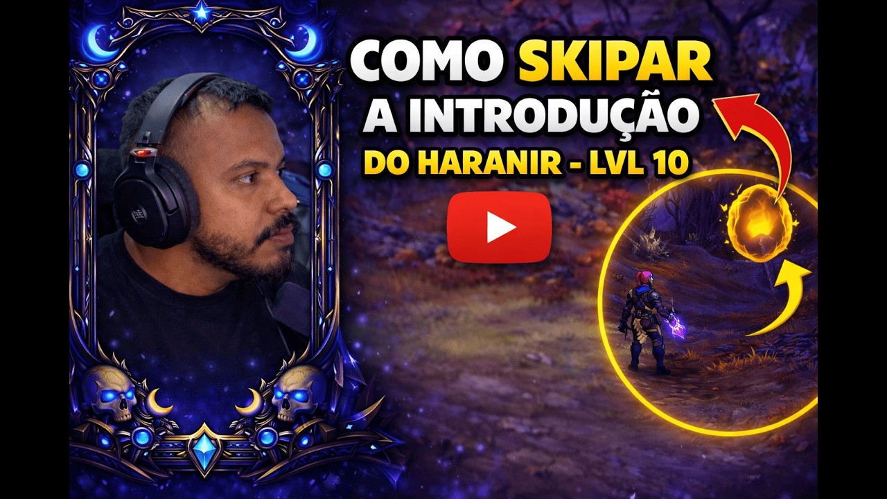COMO SKIPAR A INTRODUÇÃO DO HARANIR -  LVL 10