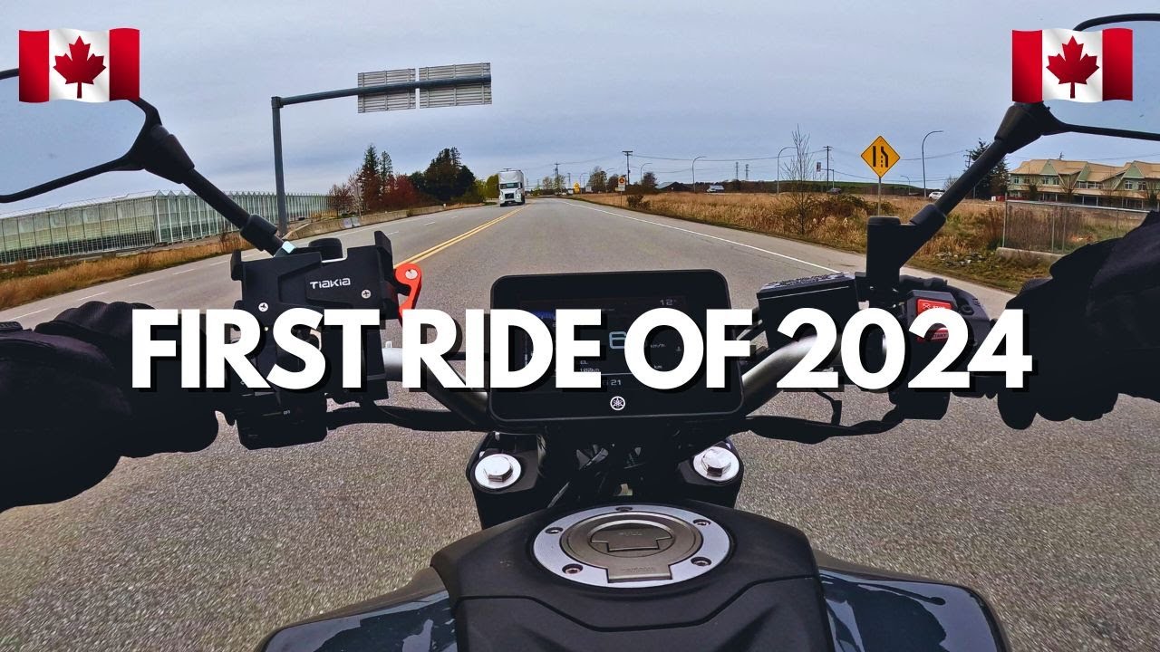 FIRST RIDE OF 2024 - COUNTRY ROAD - YAMAHA MT-07