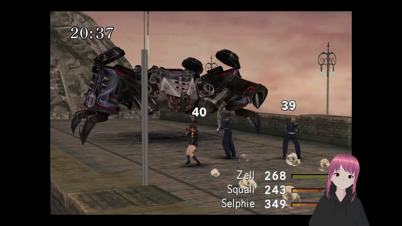 Squall being an edgelord for two hours straight! ...