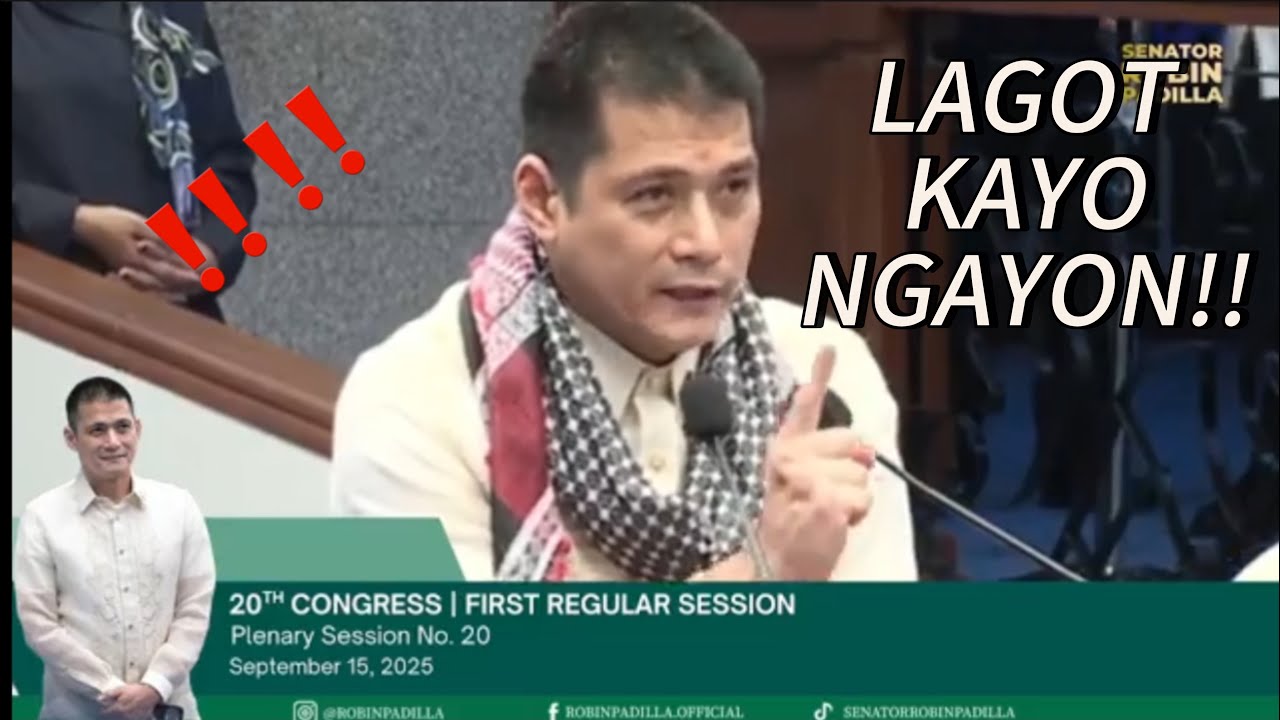 Sen. Robin Padilla Nagalit!! 