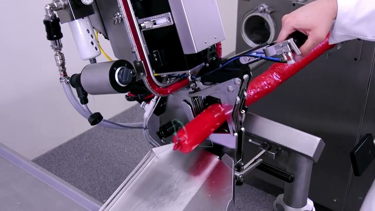 Poly-clip System &ndash; DC 600/700 &ndash; Semi-automatic Double-Clipper &ndash; Halbautomatischer Doppelclipper