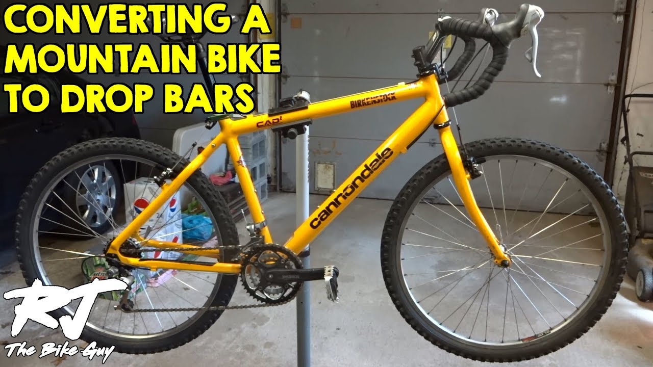 Convert Mountain Bike To Drop Bars for Touring/Monster Cross/Gravel Bike