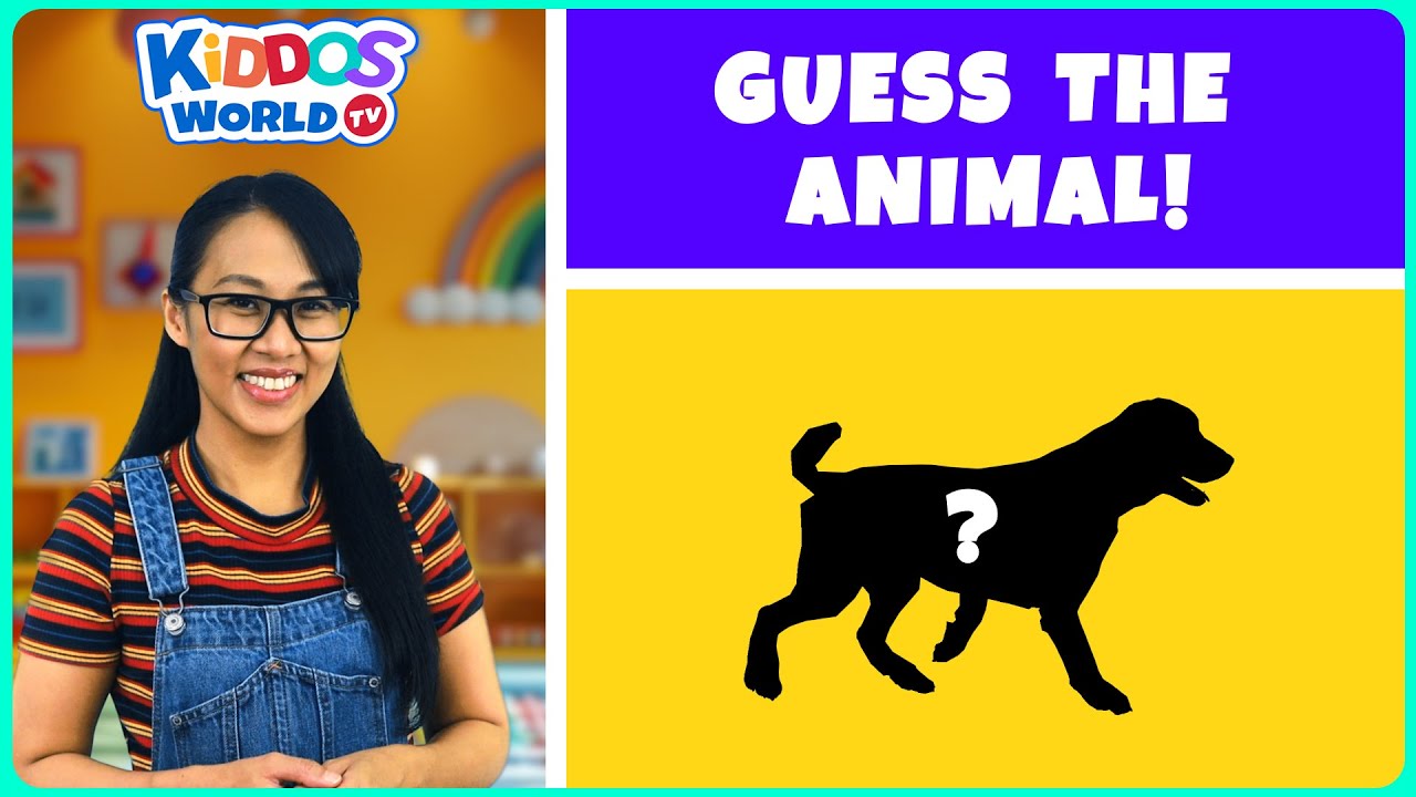 Guess The Animal - Guessing Game Fun Activity with Miss V of Kiddos World