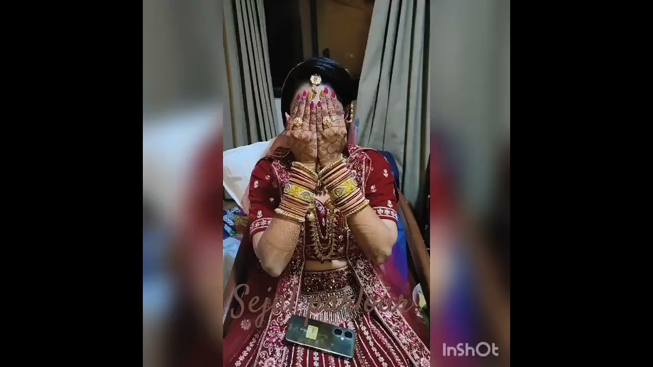 Sejal parlour....simple bridal makeup over