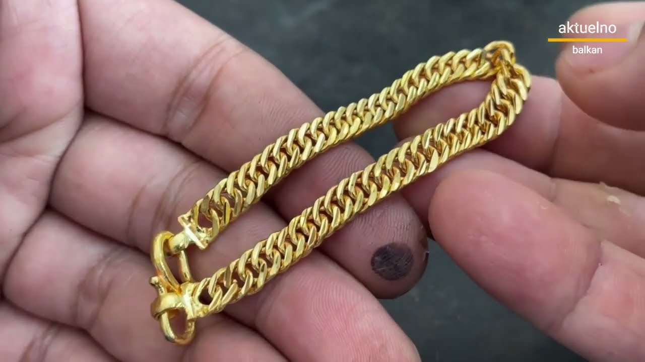 Izrada narukvice od 24K zlata |  Crafting a 24K Gold Bracelet