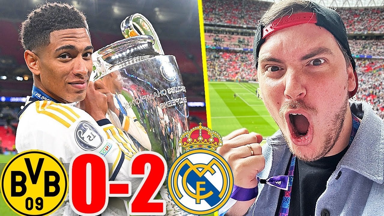 BORUSSIA DORTMUND vs REAL MADRID 0-2 - REAZIONE alla FINALE di CHAMPIONS LEAGUE 2024 dallo Stadio