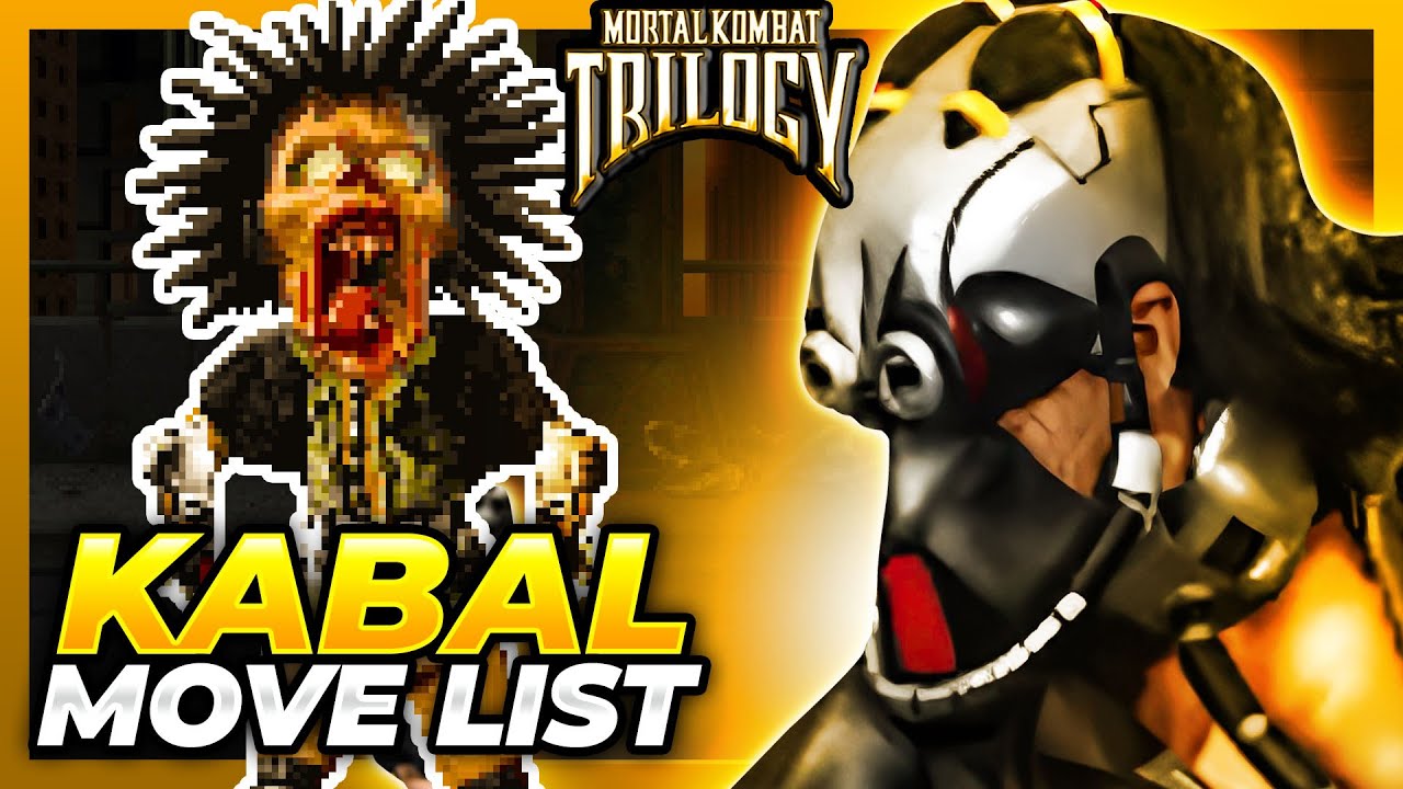 KABAL MOVE LIST - Mortal Kombat Trilogy (MKT)