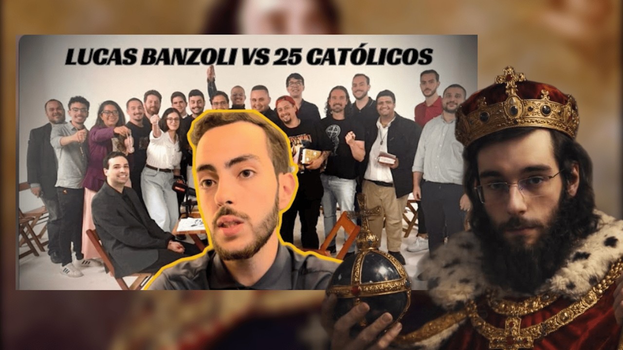 Lucas Banzoli VS 25 Cat&oacute;licos: Suas mentiras expostas e Cat&oacute;lico humilha ele 