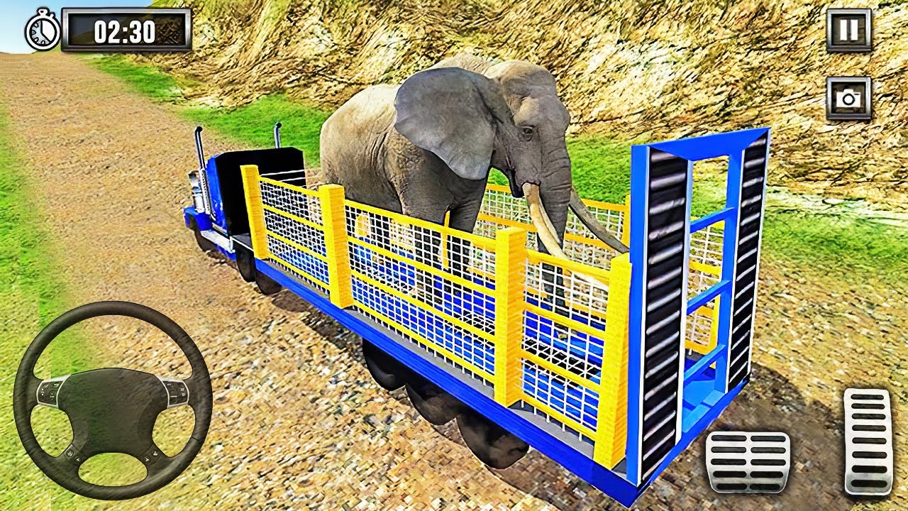 City Zoo Animal Transporter Truck Driving 3D - Android Gameplay