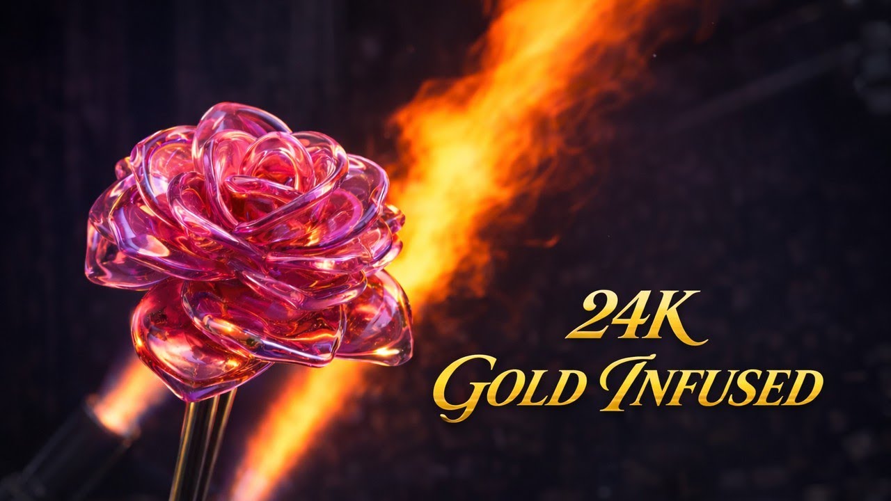 LIVE Glassblowing – Cinematic Real-Time Process at 4000°