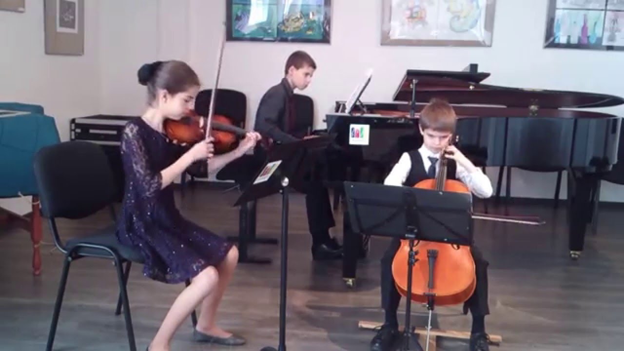Adolph Blanc Op.56 Petit trio 1.movement, Klav&iacute;rn&iacute; trio MALUJI