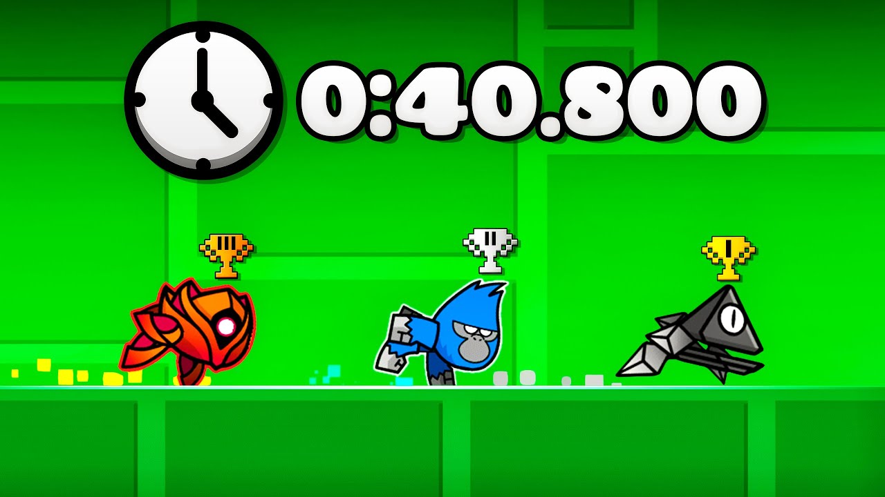 ГОНКА на ПЛАТФОРМЕРАХ в Geometry Dash
