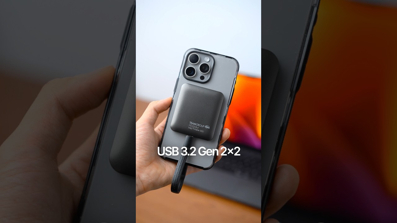 SSD MagSafe yang cocok buat iPhone! - TEAMGROUP PD20M 1TB #iphone #apple #ssd #storagesolutions