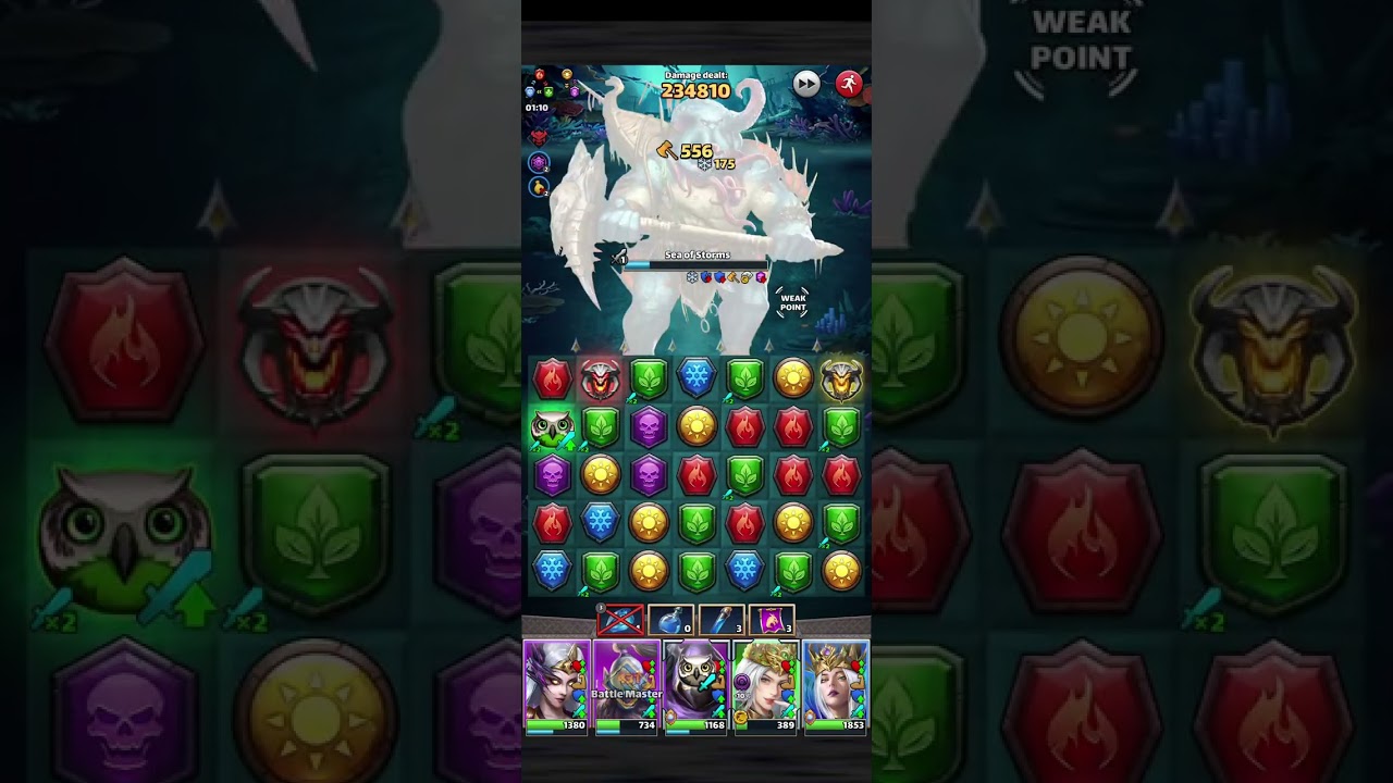 MYTHWAR PUZZLE MYTHIC TITAN BLUE DEAP SEA GIANT BY MAMAH SIZUKA #mythwarspuzzles #mythic #titan #gem