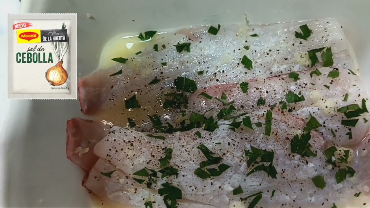 Gallineta, pescado blanco a la plancha 🐟 🐠