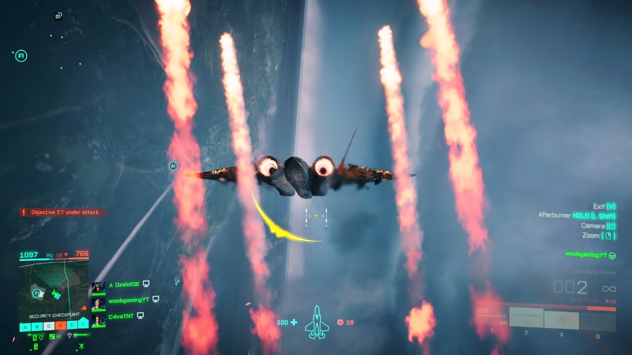 2 VS 1 DOGFIGHT - Battlefield 2042 Gameplay  RTX 3060