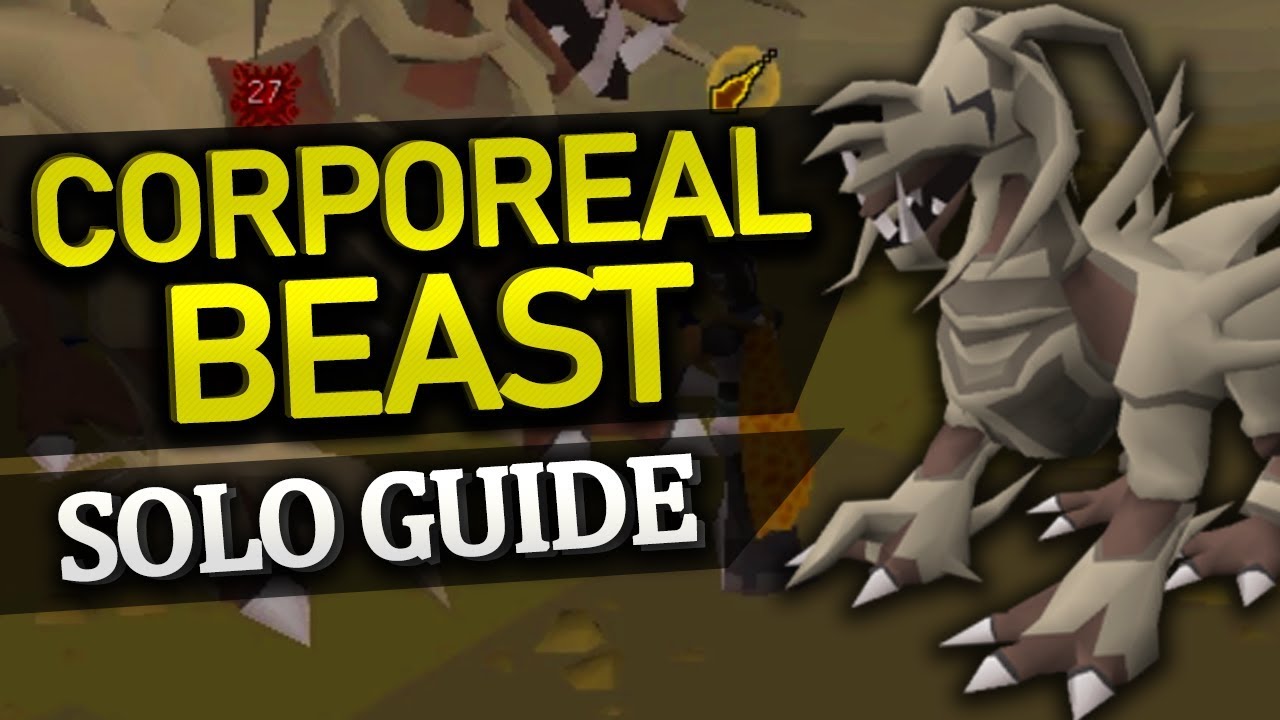 Solo Corporeal Beast Guide (almost 0 damage)