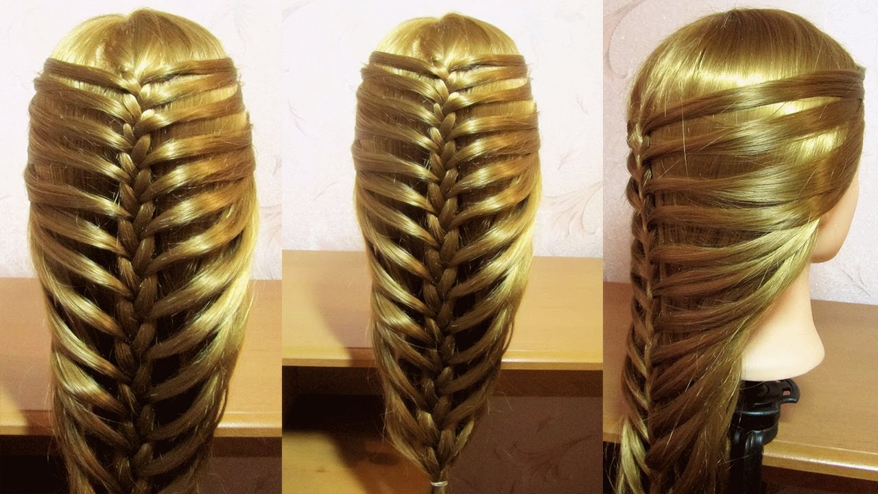 ♡ Tuto coiffure simple cheveux long ♡ Сoiffure tresse facile et rapide (pour travail/l'ecole)