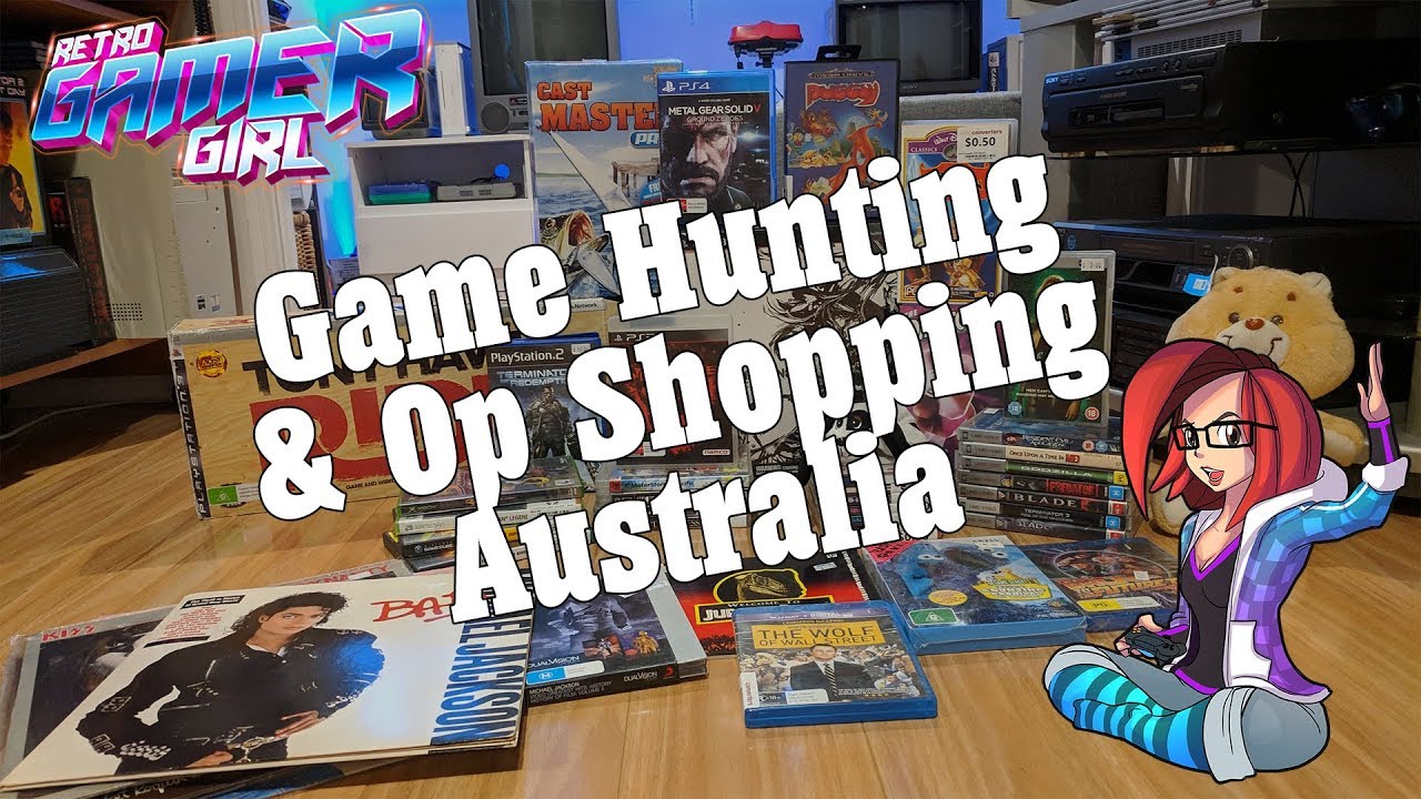Game HUNT Op Shop Thrift & Cash Converters Gold Coast Australia | Retro Gamer Girl