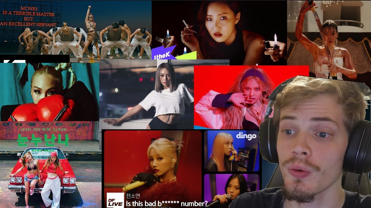 Reacting to the BIGGEST Baddies of Kpop!! Lisa, CL, Hwasa, Jessi, BIBI, Soyeon, HyunA, HYOLYN