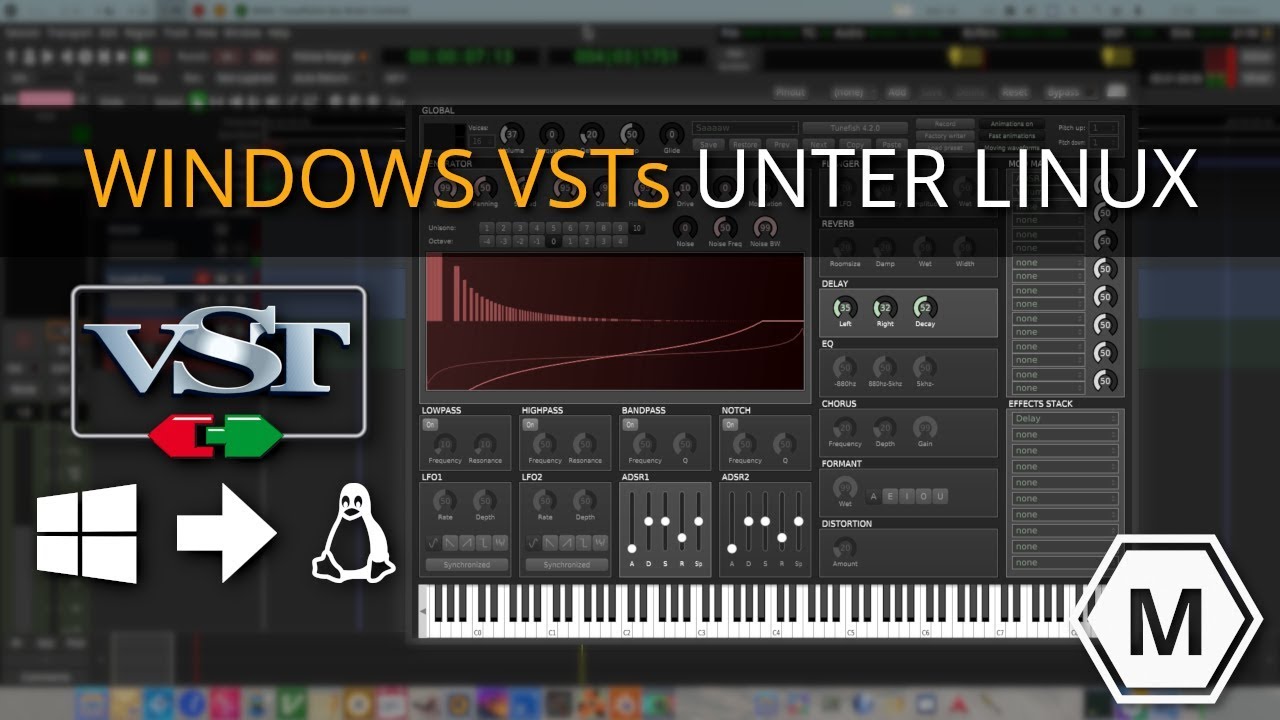 Windows VST Plugins unter Linux!
