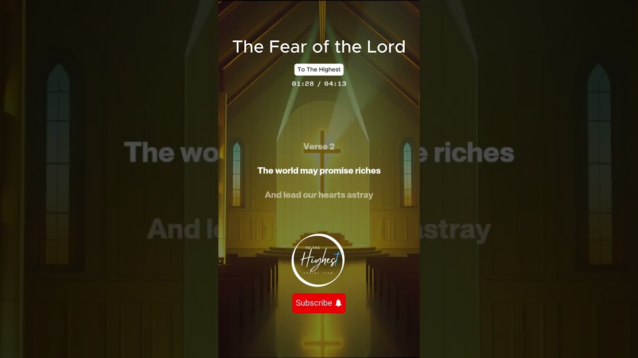 The Fear Of The Lord #gospelmusic