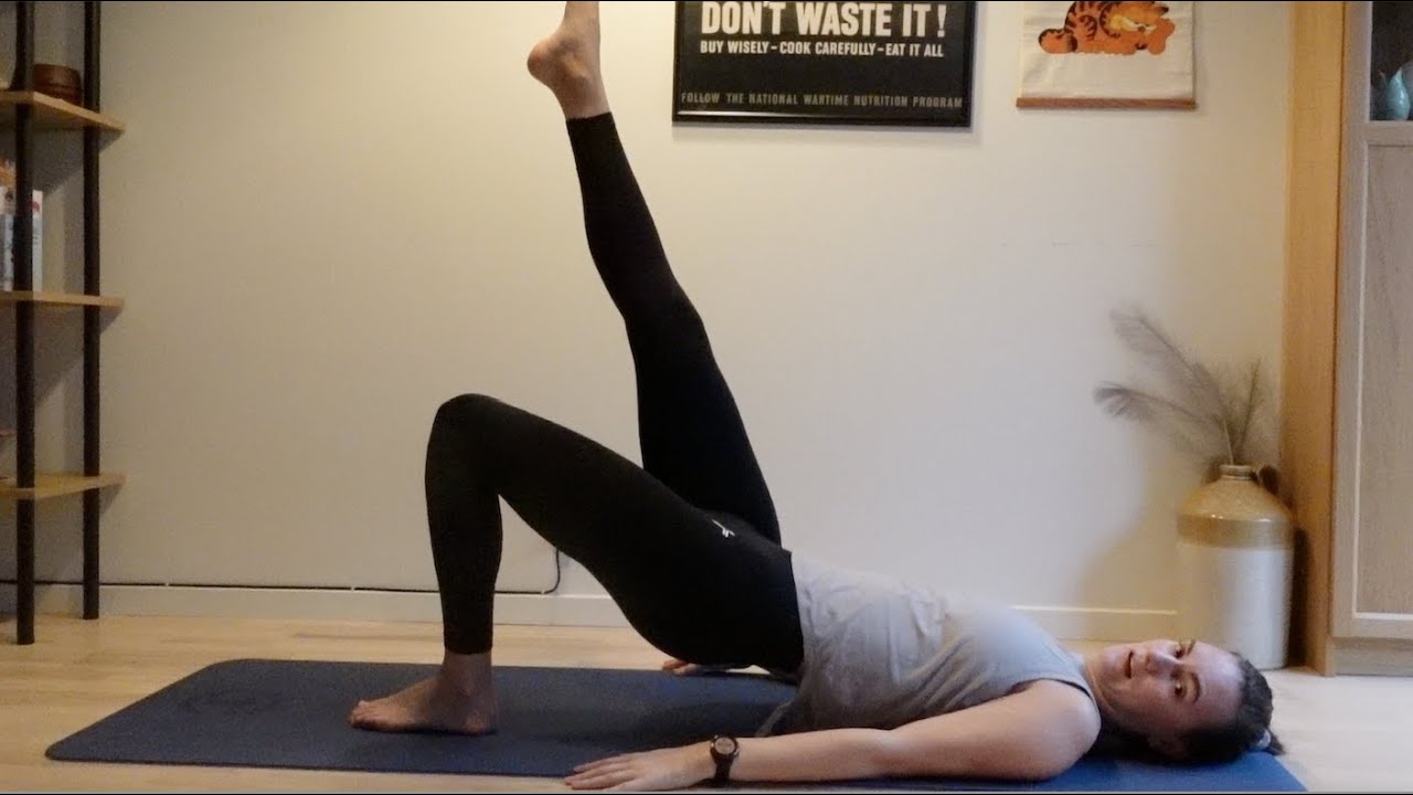 Glutes and thighs bridge pilates workout 16 minutes