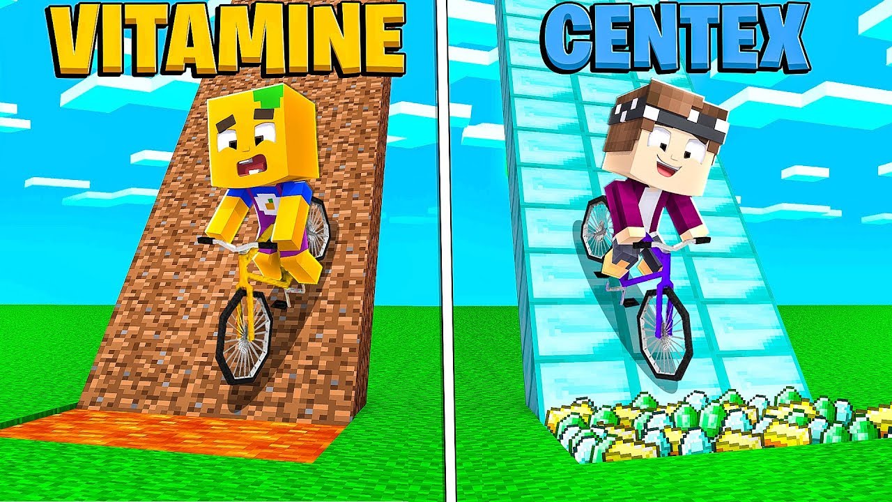 CENTEX FALLEN RAMPE VS. VITAMINE FALLEN RAMPE IN MINECRAFT!