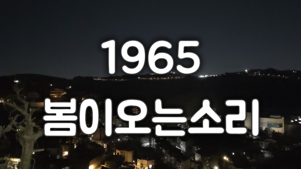 [새벽5시 세포명상]  Meditation in everyday.1965.봄.봄.#세포명상 