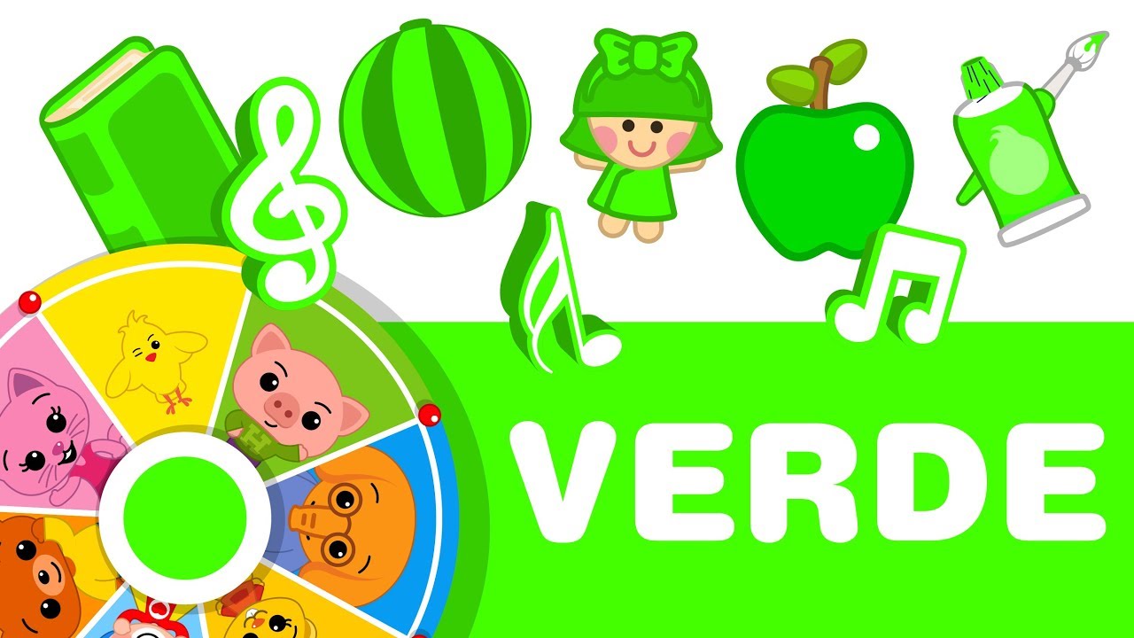 Color VERDE: Aprende los Colores 🟢✨ Video Educativo | Plim Plim