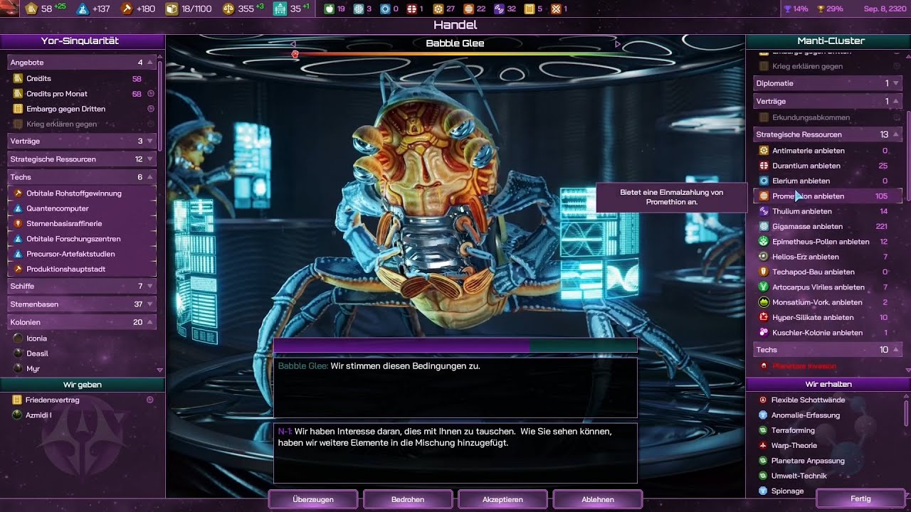 Ein unerwarteter Frieden - Let's Play Galactic Civilizations IV Megastructures Yor * Part 16