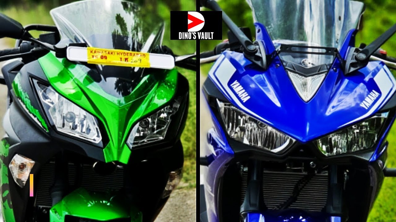 Yamaha R3 ABS vs Ninja 300 ABS Comparo Which is Better #Bikes@Dinos