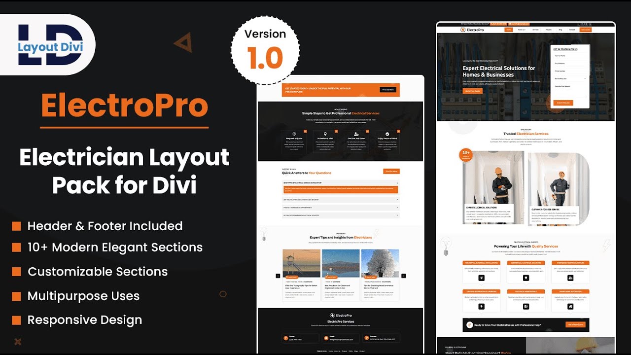 How to Install Electrician Divi Layout Pack | Step-by-Step Guide: