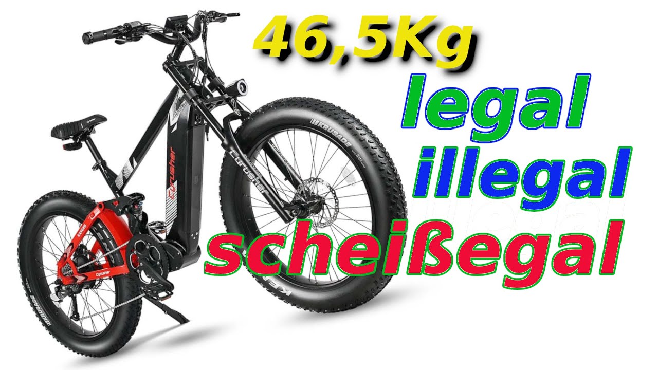 Ranger Cyrusher der Panzer unter den E Biks mit 46,5Kg
