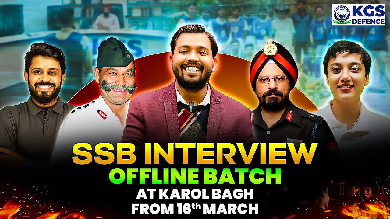 SSB Interview Preparation Offline Batch at Karol Bagh 🚨 Start From 16th March | by Khan Sir Team