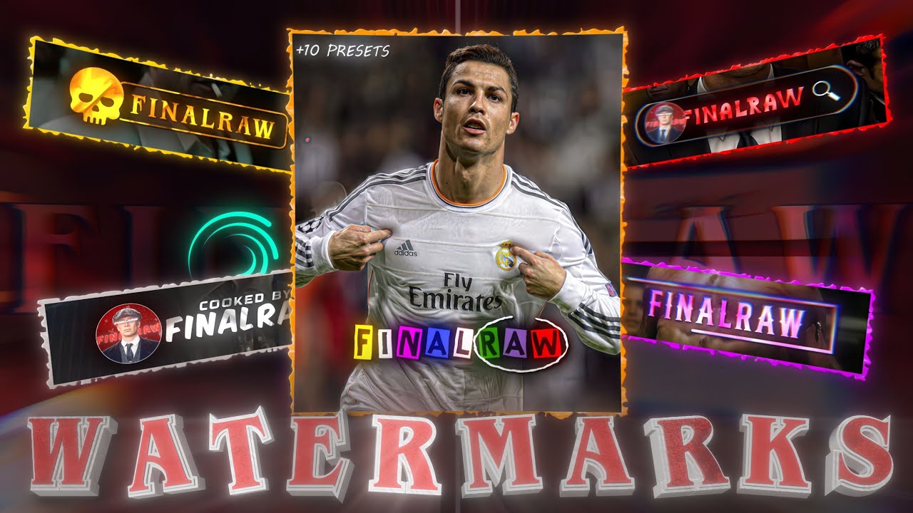 Top 10 Premium Watermarks for Alight Motion (+Preset) #watermark #alightmotiontutorial #tiktokedit