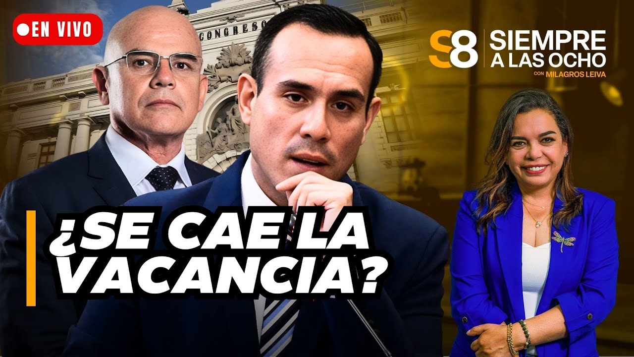 🟡 PREMIER ÁLVAREZ DESCARTA VACANCIA Y RESPALDA AL PRESIDENTE JERÍ | #S8