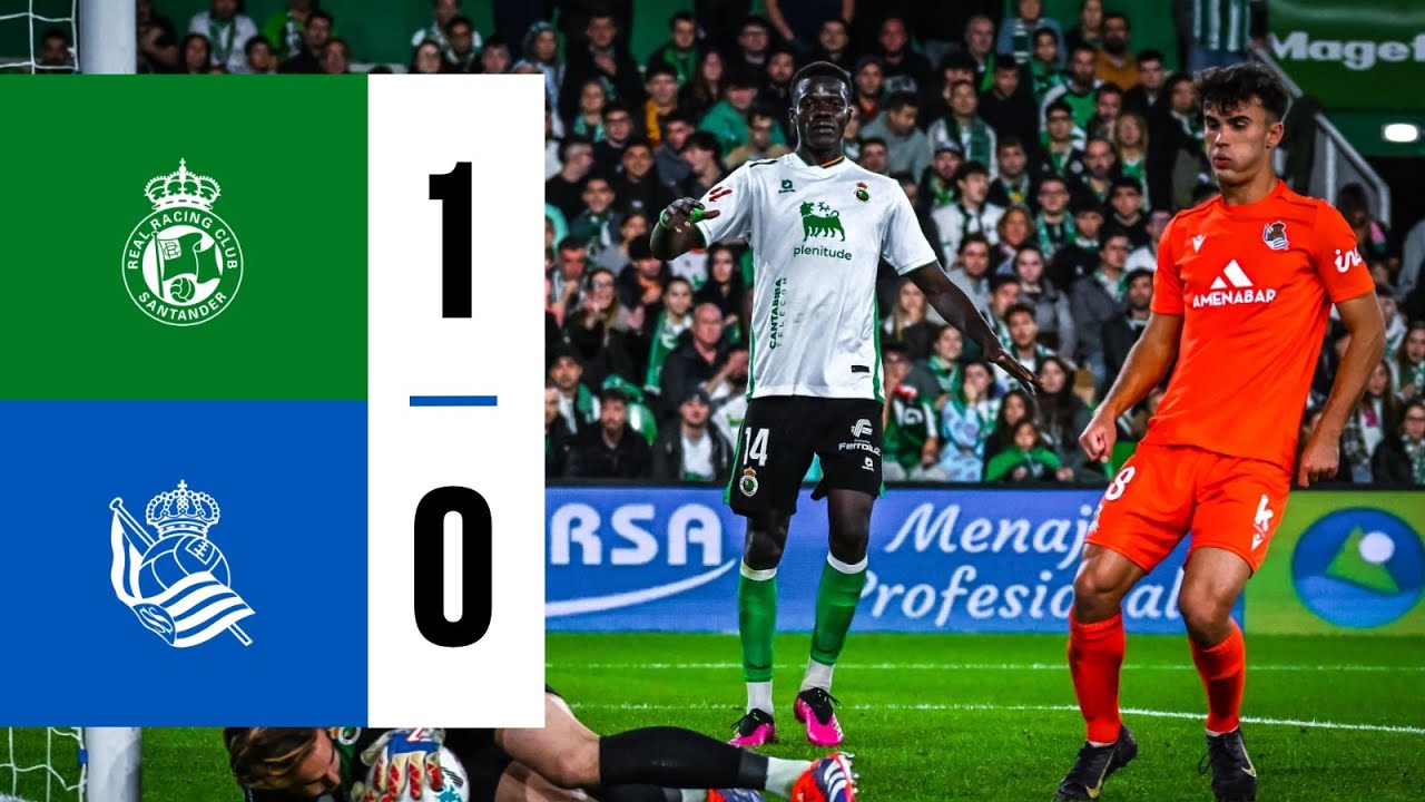 HIGHLIGHTS | LaLiga Hypermotion 25-26 | J12 | Real Racing Club 1-0 Sanse