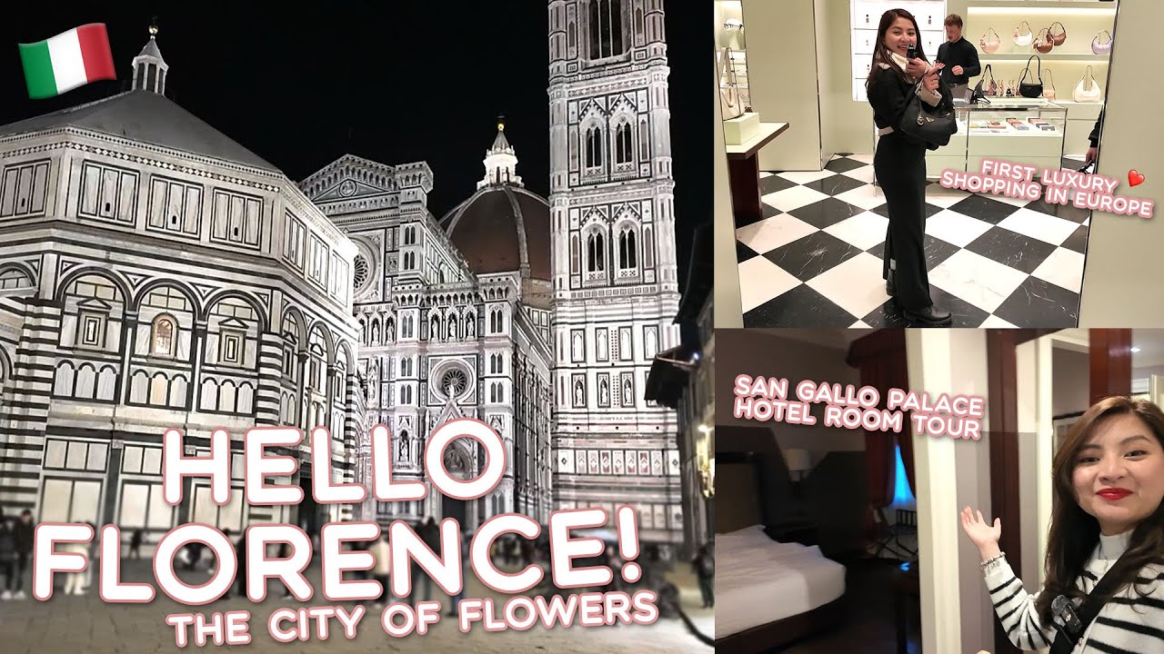 FLORENCE TOUR + FIRST SHOPPING + HOTEL ROOM TOUR 🇮🇹  | JOYCE YABUT-BARTOLOME
