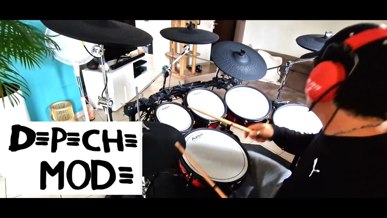 ENJOY THE SILENCE - DEPECHE MODE  - DRUM COVER ON ALESIS STRIKE PRO SE E-DRUMS