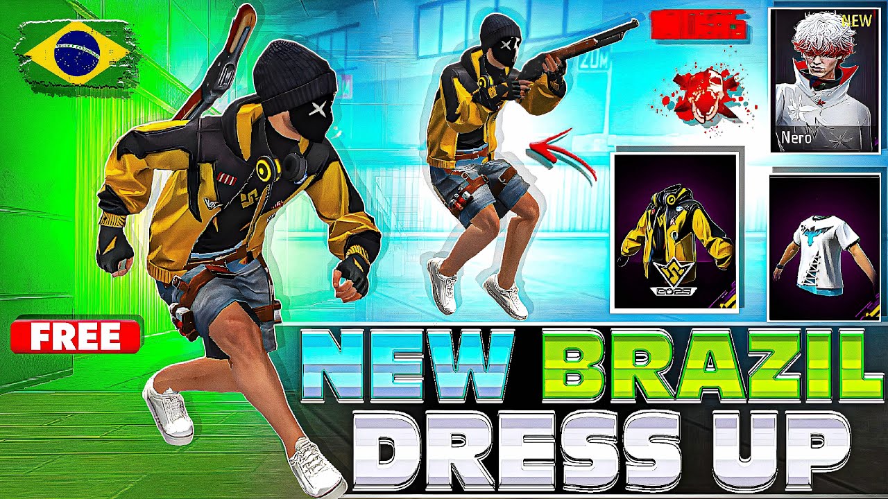 I FOUND TOP 5 FREESTYLE BRAZILIAN DRESS COMBO ONE TAP LOOK 🇧🇷🔥||