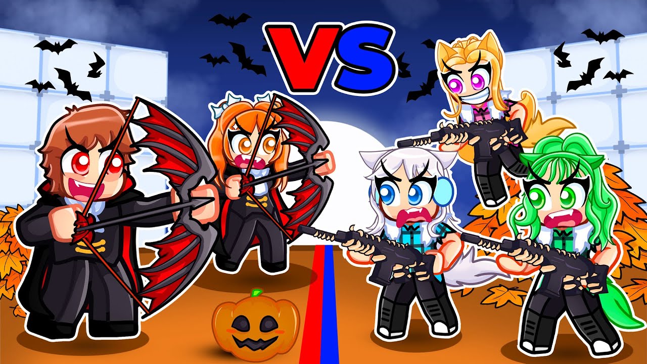 Оборотень против Вампира в Roblox Rivals...