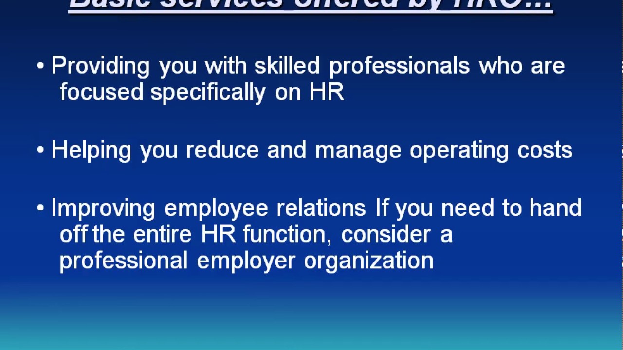 HR Outsourcing