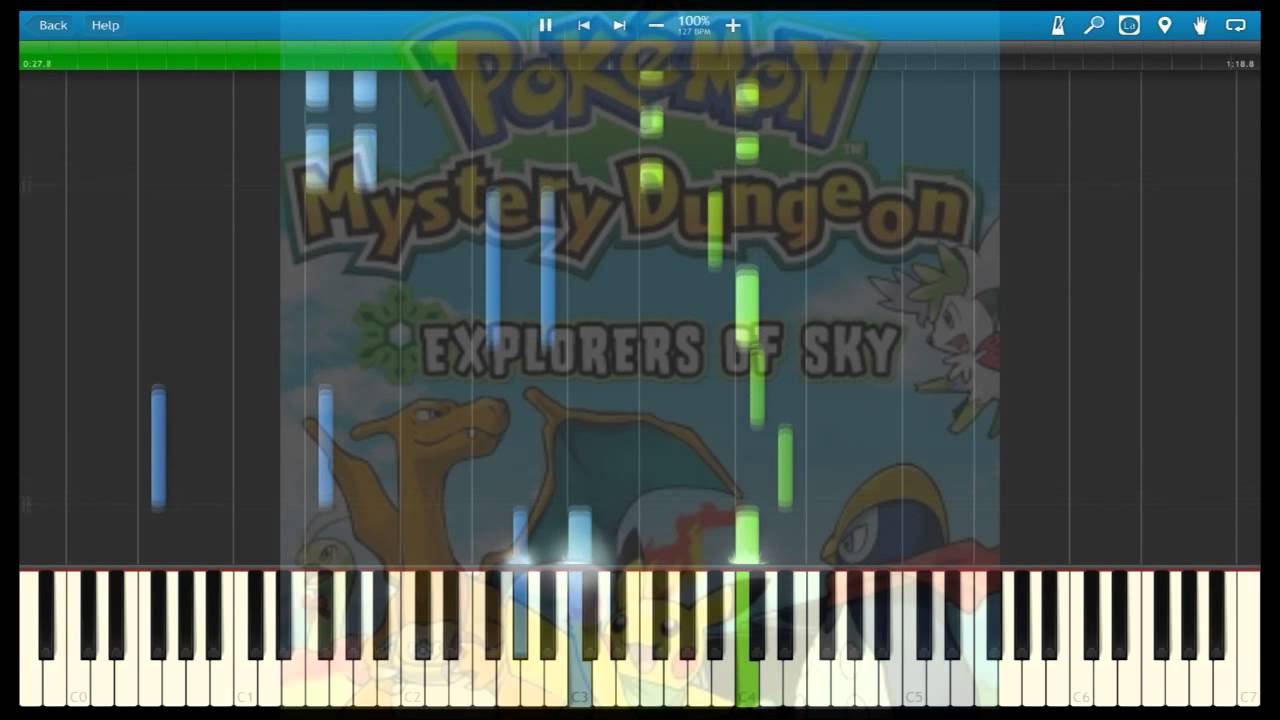 PMD: Explorers of the sky - Opening Theme Piano Arrangement (Synthesia)