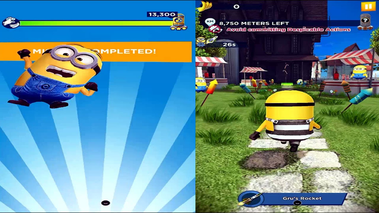 🚀Minion Rush Despicable Me🚀, Android Reverse Gameplay HD - (1-4 Rooms) Walkthrough, Episode 51