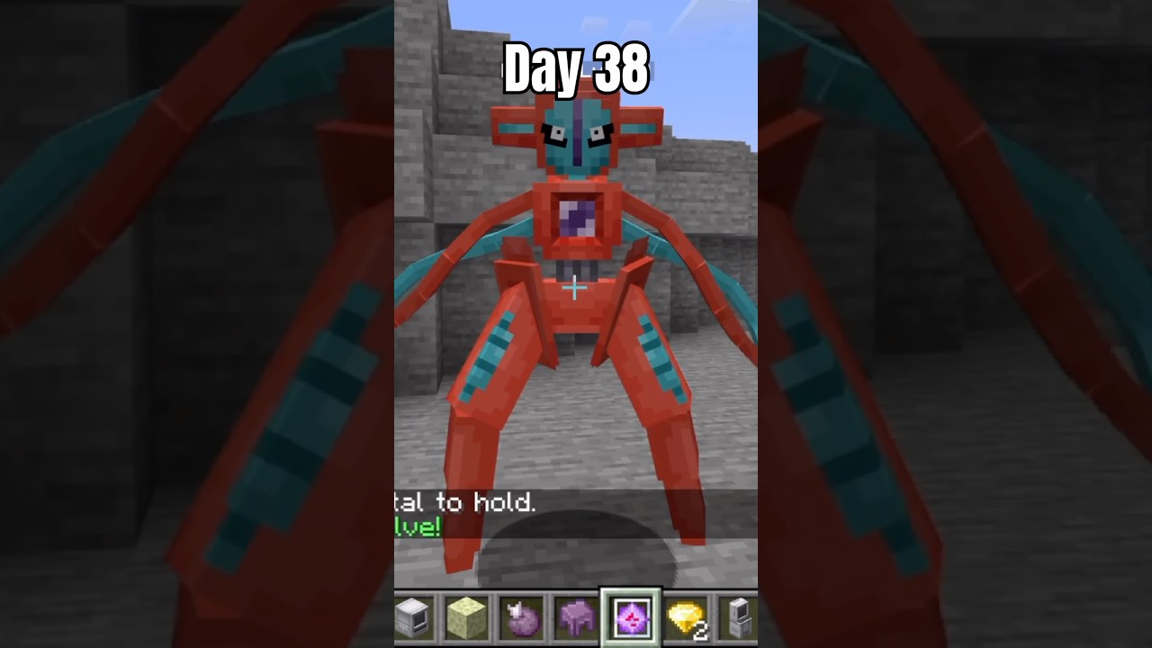 Как получить дезоксис в Cobblemon! Вопросы по 100 дням Cobblemon (день 38) #cobblemon #шорты