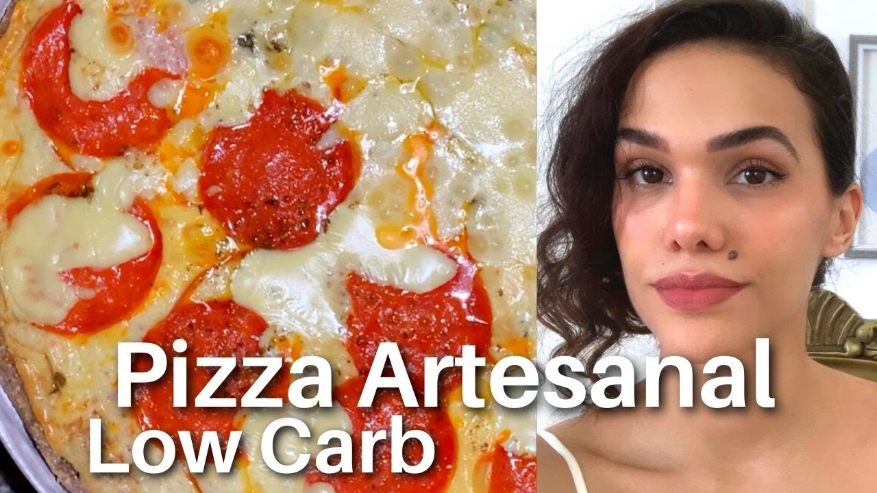 Pizza Low Carb Com Borda Crocante | Massa Infalível e Deliciosa!