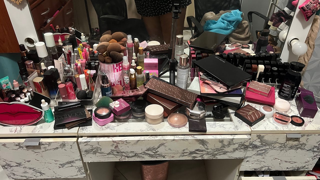 Mostrando toda minha coleção de maquiagens💄marcas por marcas 💕#maquiagem #boticario#natura#beleza