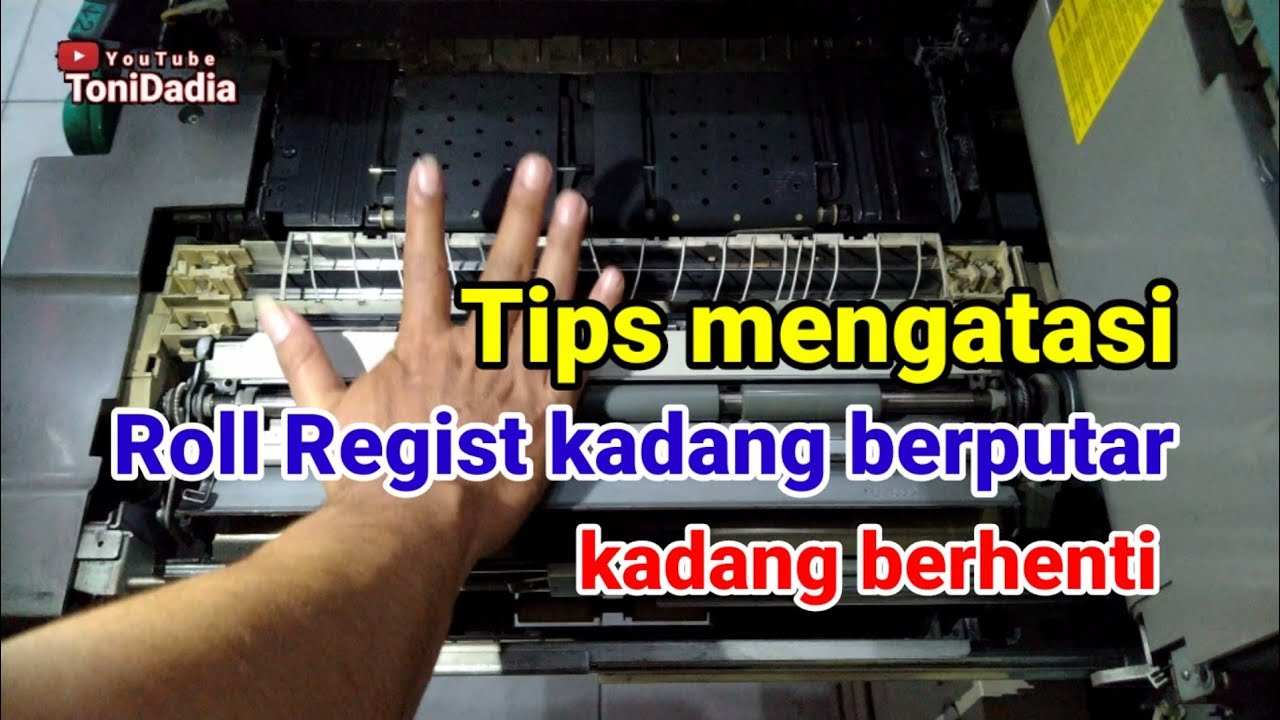 Tips mengatasi masalah roll regist kadang berputar kadang berhenti Ir canon 6020/5020/6000/5000