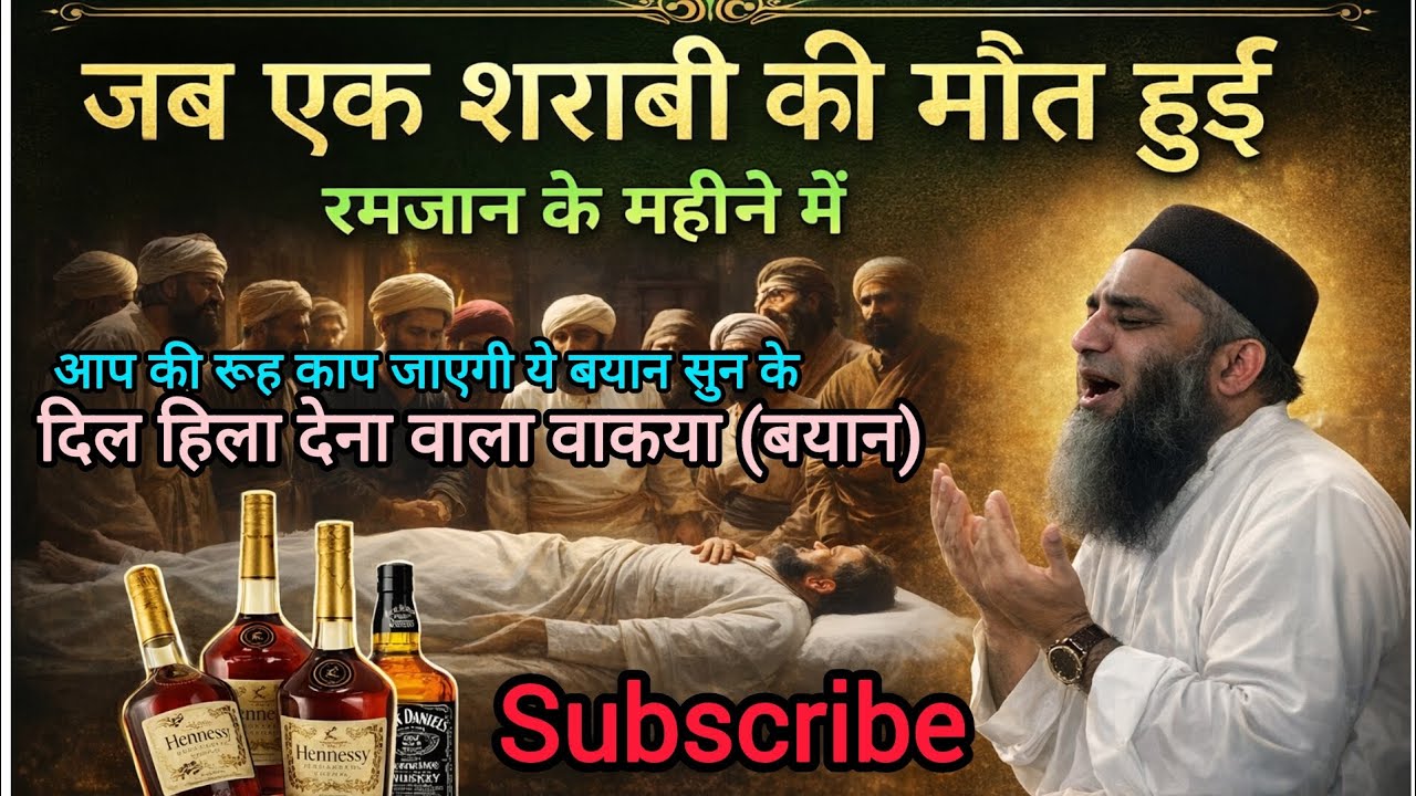 रमज़ान में शराबी की ऐसी मौत… दिल कांप जाएगा 😢 | Emotional Bayan #EkSharabiKiMaut #RamzanBayan